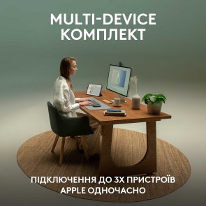 Комплект клавіатура+миша Logitech Pebble 2 Combo for Mac US International Tonal Graphite (920-012244)