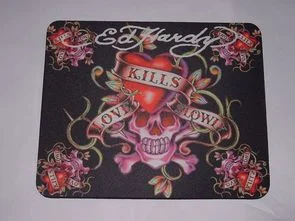 Фото: Мишка ED HARDY Love Kills Slowly + килимок № 2 | KTC