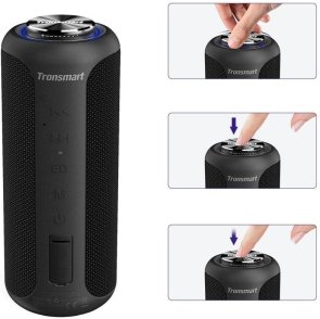 Портативна колонка Tronsmart T6 Plus Upgraded Edition Black (367785)