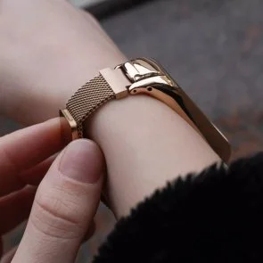 Фото: Ремінець PRC for Xiaomi Mi Band 8 - Milanese Loop gold № 4 | KTC