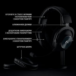 Гарнітура Logitech G PRO X Wireless Black (981-000907)