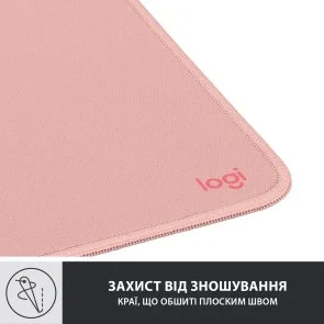 Фото: Килимок Logitech Mouse Pad Studio Series 200x230x2mm Darker Rose (956-000050) № 2 | KTC