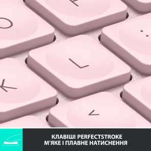 Фото: Клавіатура Logitech MX Keys Mini US/UKR Rose (920-010500) № 6 | KTC