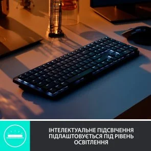Фото: Клавіатура Logitech MX Mechanical Wireless Illuminated Performance Graphite (L920-010757) № 9 | KTC