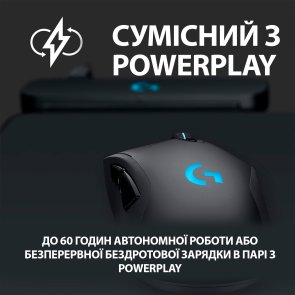 Миша Logitech G703 Lightspeed Hero Black (L910-005640)