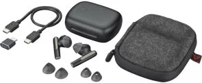 Фото: Навушники Poly Voyager Free 60 Earbuds with BT700C/BCHC Black (7Y8H4AA) № 6 | KTC