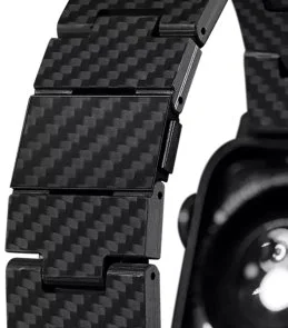 Фото: Ремінець Pitaka for Apple Watch 49/45/44mm - Fiber Watch Band Retro Black/Grey (AWB2311) № 5 | KTC