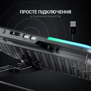 Фото: Підставка для ноутбука GamePro CP670 Black № 10 | KTC
