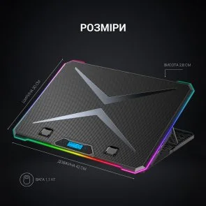 Фото: Підставка для ноутбука GamePro CP940 Black № 9 | KTC