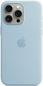Чохол Apple for iPhone 15 Pro Max - Silicone Case with MagSafe Light Blue (MWNR3)