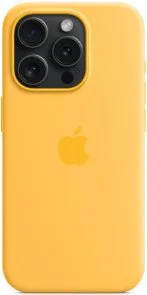 Фото: Чохол Apple for iPhone 15 Pro - Silicone Case with MagSafe Sunshine (MWNK3) № 4 | KTC