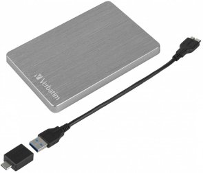 Зовнішній HDD Verbatim Store n Go ALU 2TB Space Grey (53665)