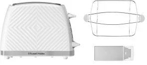 Фото: Тостер Russell Hobbs Groove White (26391-56) № 7 | KTC