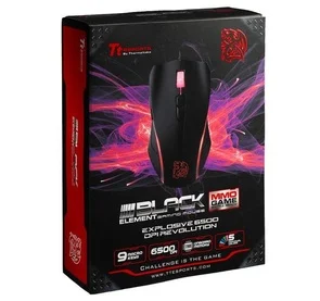 Фото: Мишка Tte Sports Black Element Gaming чорна № 7 | KTC