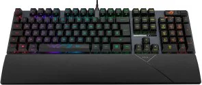 Фото: Клавіатура ASUS ROG Strix Scope II RX Red ENG/UKR USB Black (90MP0350-BKMA00) № 2 | KTC