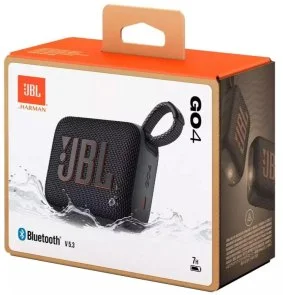 Фото: Портативна колонка JBL Go 4 Black (JBLGO4BLK) № 9 | KTC