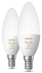 Смарт-лампа Philips Hue White ambiance E14 2pcs (929002294404)