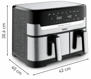 Фото: Мультипіч Tefal Dual Easy Fry and Grill Air Fryer (EY905D10) № 2 | KTC