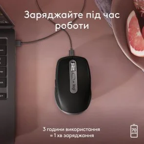 Фото: Миша Logitech MX Anywhere 3S for Mac Space Grey (910-006947) № 5 | KTC