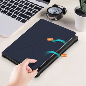 for Amazon Kindle Paperwhite G11 2021 - Ultra Slim Origami Deep Blue