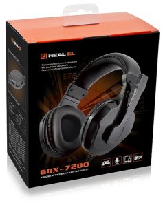 Гарнітура накладна ReaL-EL GDX-7200 Black