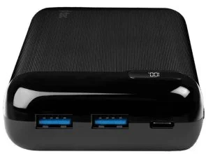 Фото: Батарея універсальна Ttec PowerSlim Pro LCD 20000mAh 20W Black (2BB186S) № 3 | KTC