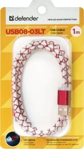 Фото: Кабель Defender 08-03LT AM / MicroUSB 1m Red (87556) № 3 | KTC