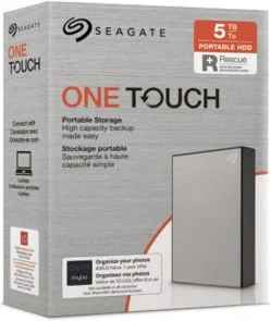 Фото: Зовнішній HDD Seagate One Touch with Password 5TB Silver (STKZ5000401) № 5 | KTC