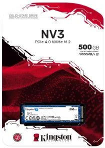 Фото: SSD-накопичувач Kingston NV3 2280 PCIe 4.0 x4 NVMe 500GB (SNV3S/500G) № 3 | KTC