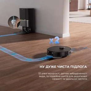 Фото: Робот-пилосос Dreame Bot X40 Ultra Black (RLX63CE-Bl) № 11 | KTC
