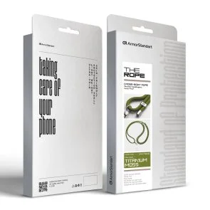 Фото: Ремінець для смартфону ArmorStandart Rope Titanium Moss with Clear holder (ARM76100) № 6 | KTC