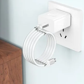 Фото: Кабель Hoco U91 Magnetic 2.4A AM / MicroUSB 1m White (U91_MicroB_White) № 9 | KTC