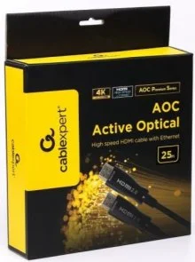 Фото: Кабель Cablexpert Active v2.0 HDMI / HDMI 25m Black (CCBP-HDMI-AOC-25M) № 2 | KTC