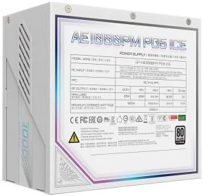 Фото: Блок живлення Gigabyte 1000W Aorus Elite P1000W Ice (GP-AE1000PM PG5 ICE) № 6 | KTC