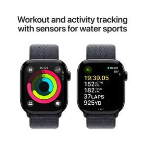Фото: Смарт годинник Apple Watch Series 10 GPS 42mm Jet Black Aluminium Case with Ink Sport Loop (MWWG3) № 4 | KTC