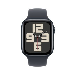  Смарт годинник Apple Watch Series SE 2 2024 GPS 44mm Midnight Aluminium Case with Midnight Sport Band - S/M (MXEJ3)