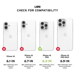 Фото: Чохол UAG for Apple iPhone 16 Pro - Pathfinder Magsafe Black (114468114040) № 6 | KTC