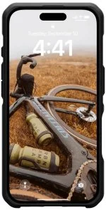 Фото: Чохол UAG for Apple iPhone 16 - Metropolis LT Magsafe Kevlar Black (114454113940) № 4 | KTC