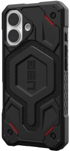 for Apple iPhone 16 - Monarch Pro Kevlar Magsafe Kevlar Black
