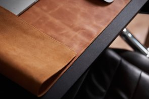 Килимок INCARNE ProDesk Suede Wide Cognac