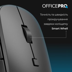 Миша OfficePro M305B Silent Wireless Black