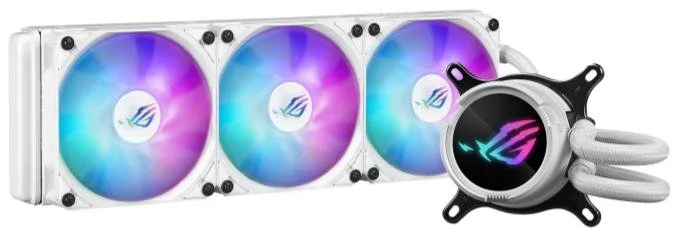 Фото: Система рідинного охолодження ASUS ROG Strix LC III 360 ARGB White Edition (90RC00T2-M0UAY0) № 3 | KTC