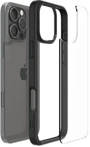 Фото: Чохол Spigen for Apple iPhone 16 Pro Max - Ultra Hybrid Matte Black (ACS07996) № 4 | KTC