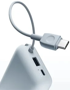 Фото: Батарея універсальна Xiaomi 10000mAh 22.5W Integrated Cable Blue (BHR9073GL) № 4 | KTC