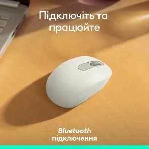 Фото: Миша Logitech M196 Wireless Off White (910-007460) № 6 | KTC