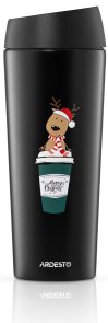 Термос Ardesto Coffee Time Reindeer 450 ml Black AR2645RN