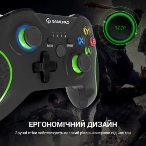 Фото: Геймпад GamePro MG650B Wireless Black № 14 | KTC