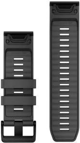Фото: Ремінець Garmin for Fenix 8 QuickFit - 26mm Watch Bands Graphite Silicone (010-13393-07) № 2 | KTC