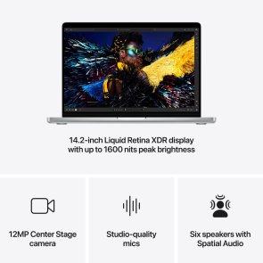 Ноутбук Apple MacBook Pro 14.2 M4 Max 32GPU Silver (MX2G3)