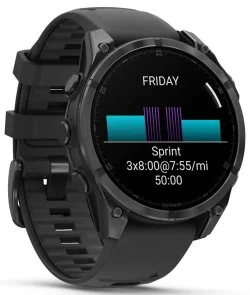 Фото: Смарт годинник Garmin Fenix 8 - 47 mm Amoled Slate Gray with Black Silicone Band (010-02904-00) № 3 | KTC
